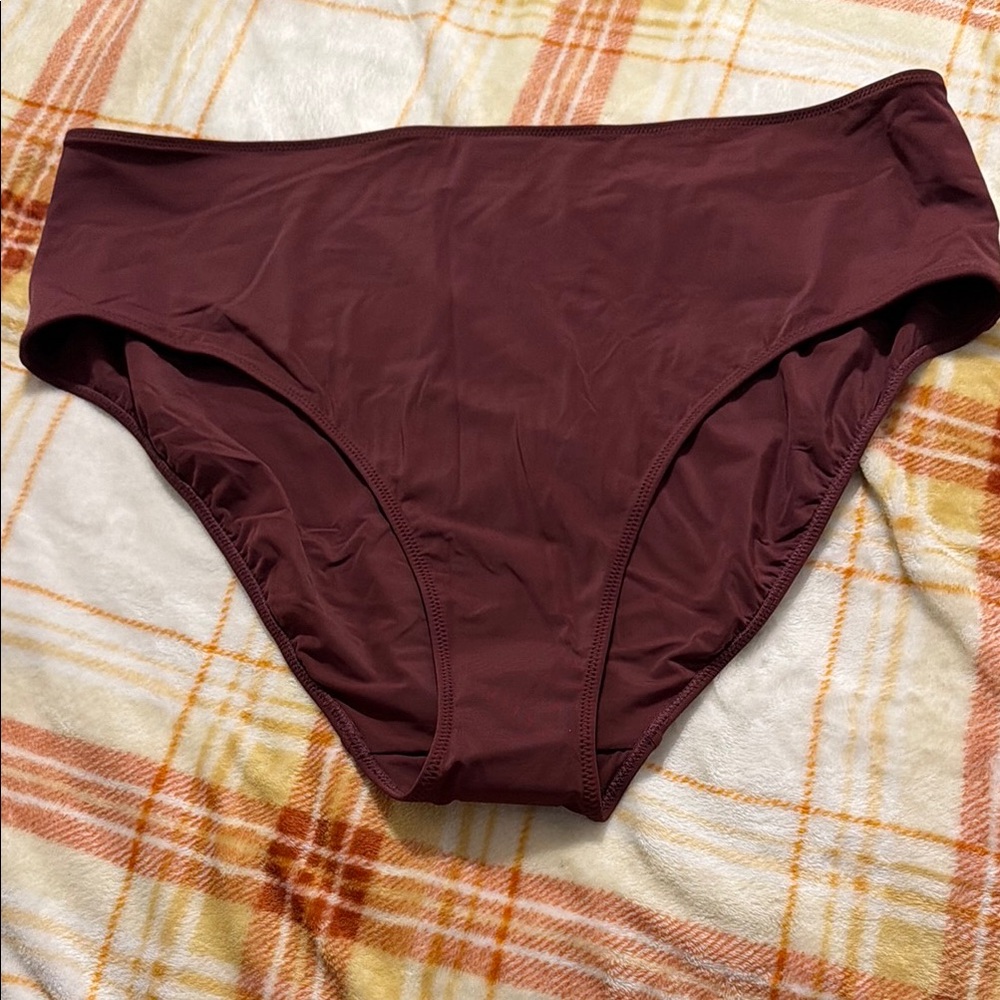 YITTY Deep Maroon Bikini Bottoms